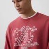 Keith Haring Sweatshirt mit Logo aus schwerem Stoff