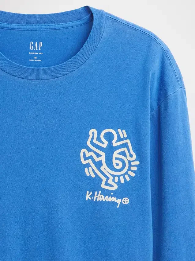 Keith Haring T-Shirt mit Grafik im lockeren Schnitt
