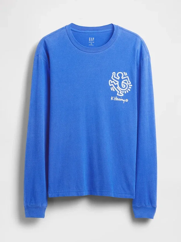 Keith Haring T-Shirt mit Grafik im lockeren Schnitt