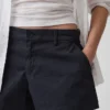 Khaki-Shorts mit mittlerer Leibhöhe