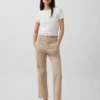 Khakihose mit mittlerer Leibhöhe