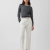 Khakihose mit mittlerer Leibhöhe
