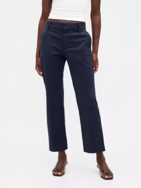 Khakihose mit mittlerer Leibhöhe