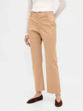 Khakihose mit mittlerer Leibhöhe
