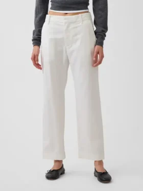 Khakihose mit mittlerer Leibhöhe