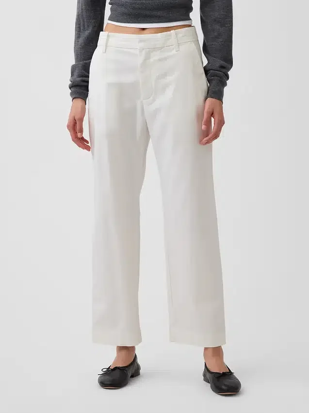 Khakihose mit mittlerer Leibhöhe