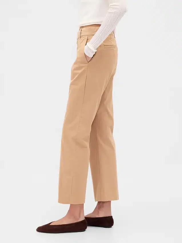 Khakihose mit mittlerer Leibhöhe