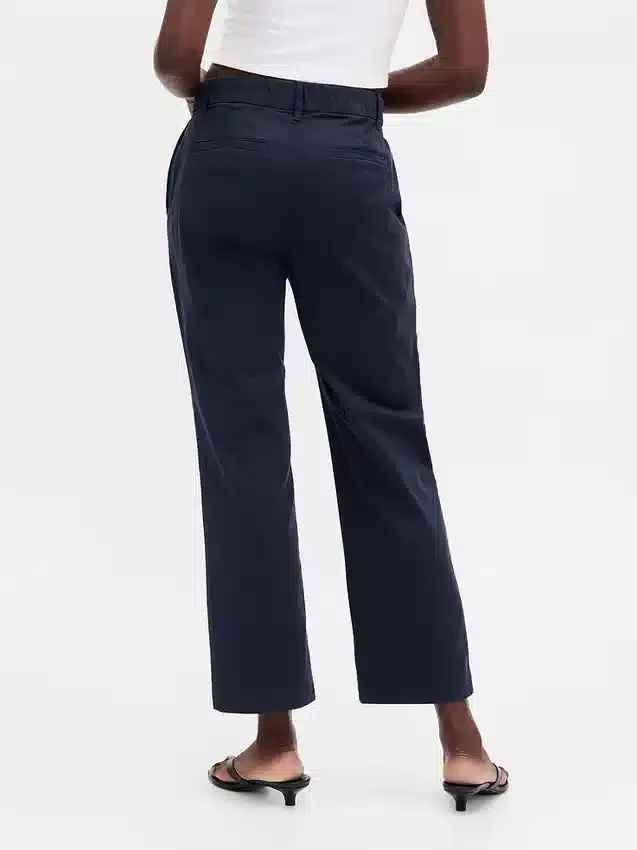 Khakihose mit mittlerer Leibhöhe