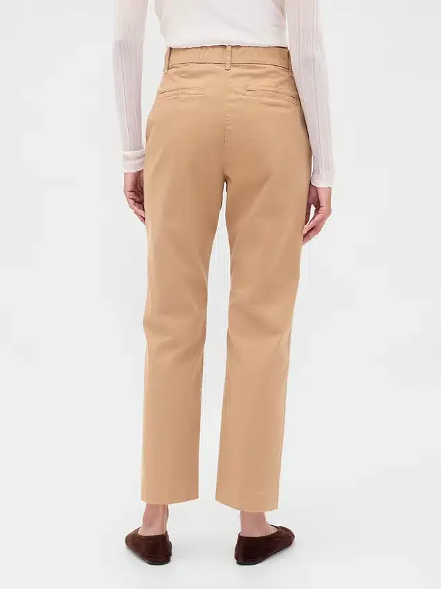 Khakihose mit mittlerer Leibhöhe