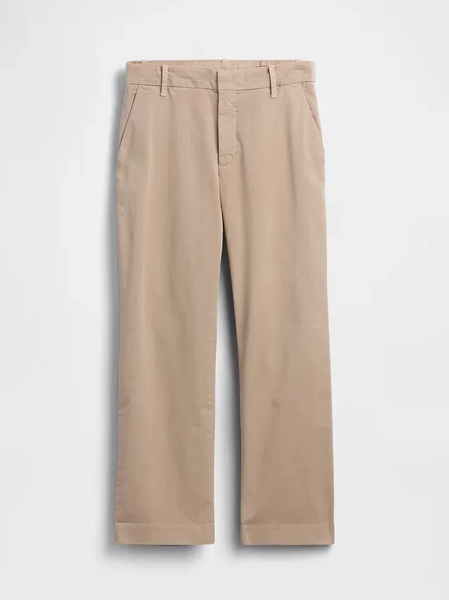 Khakihose mit mittlerer Leibhöhe