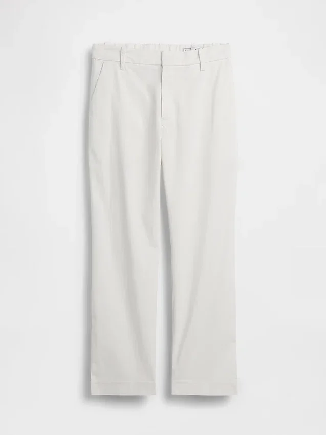 Khakihose mit mittlerer Leibhöhe