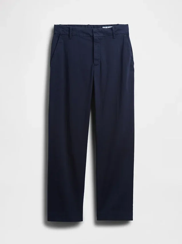 Khakihose mit mittlerer Leibhöhe