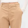 Khakihose mit mittlerer Leibhöhe