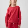 Kind-T-Shirt aus schwerem Stoff mit Oversize-Passform und Naht