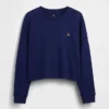 Kind-T-Shirt aus schwerem Stoff mit Oversize-Passform und Naht