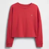 Kind-T-Shirt aus schwerem Stoff mit Oversize-Passform und Naht