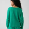 Kind-T-Shirt aus schwerem Stoff mit Oversize-Passform und Naht
