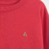 Kind-T-Shirt aus schwerem Stoff mit Oversize-Passform und Naht