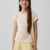 Kind-T-Shirt mit Flügelärmeln und taillierter Passform