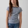 Kind-T-Shirt mit Flügelärmeln und taillierter Passform