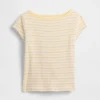 Kind-T-Shirt mit Flügelärmeln und taillierter Passform