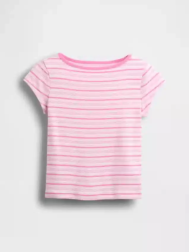 Kind-T-Shirt mit Flügelärmeln und taillierter Passform