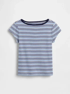 Kind-T-Shirt mit Flügelärmeln und taillierter Passform