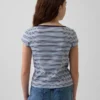 Kind-T-Shirt mit Flügelärmeln und taillierter Passform
