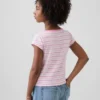Kind-T-Shirt mit Flügelärmeln und taillierter Passform