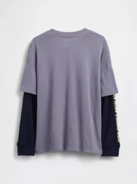 Kinder-2-in-1-T-Shirt mit Grafik-Logo