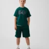 Kinder-Aktivshorts aus Mesh, 8"