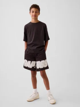 Kinder-Aktivshorts aus Mesh, 8"