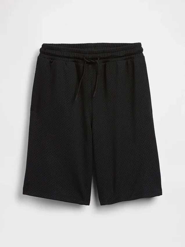 Kinder-Aktivshorts aus Mesh, 8"