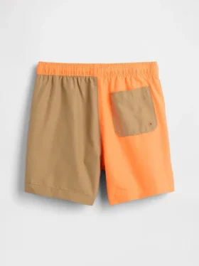Kinder-Badehose aus recyceltem Material, 3,5″