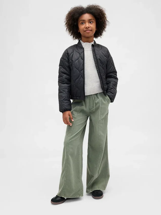 Kinder-Baggy-Hose aus Twill