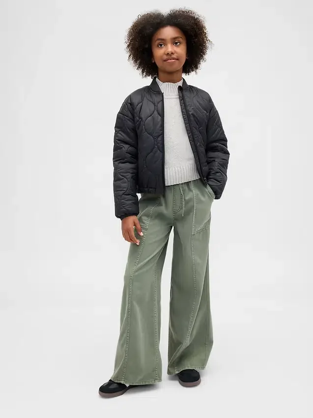 Kinder-Baggy-Hose aus Twill