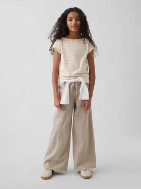 Kinder-Baggy-Hose aus Twill