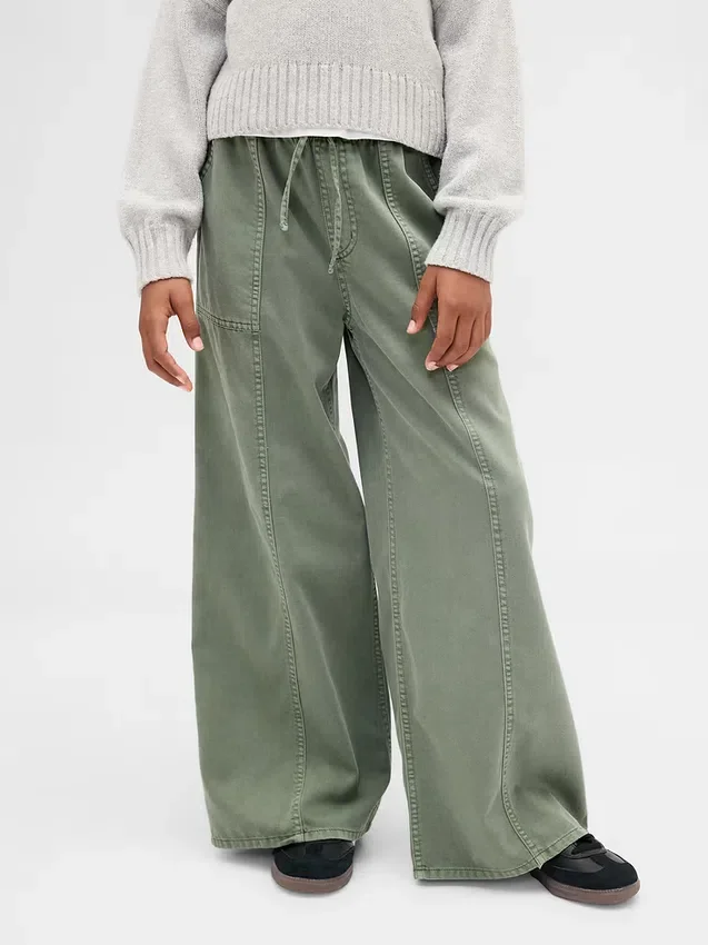 Kinder-Baggy-Hose aus Twill