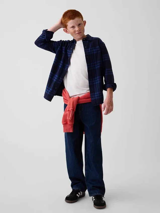 Kinder-Baggy-Jeans