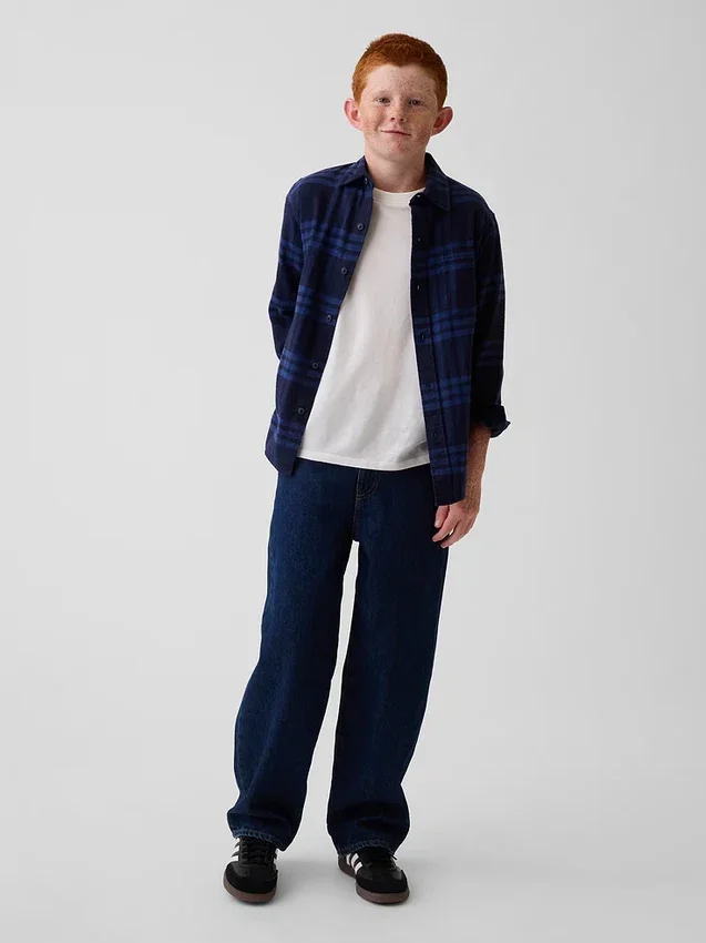 Kinder-Baggy-Jeans