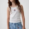 Kinder-Baggy-Jeans mit niedriger Leibhöhe und „I Heart NY“-Stickerei