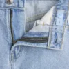 Kinder-Baggy-Jeans mit niedriger Leibhöhe und Spitzenbesatz