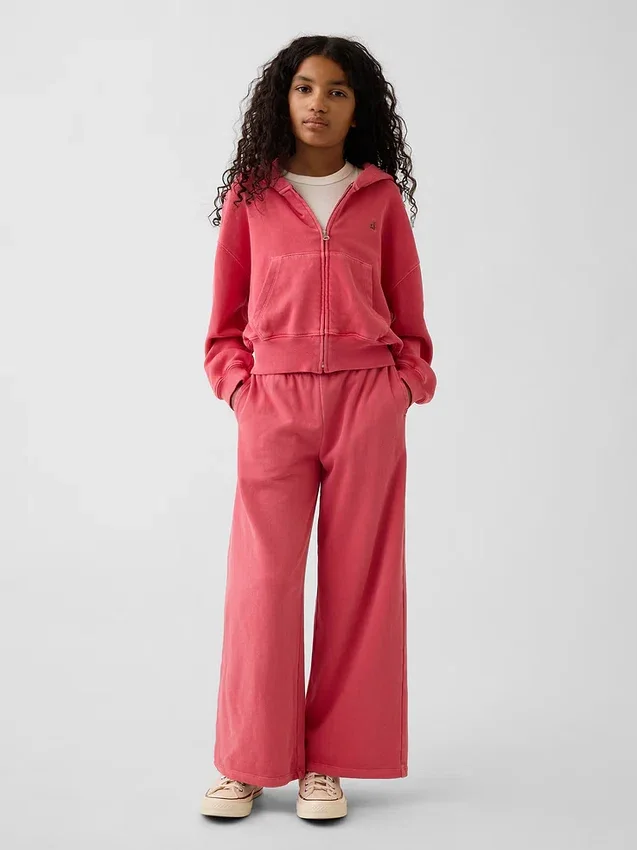 Kinder-Baggy-Jogginghose aus Vintagesoft-Frottee