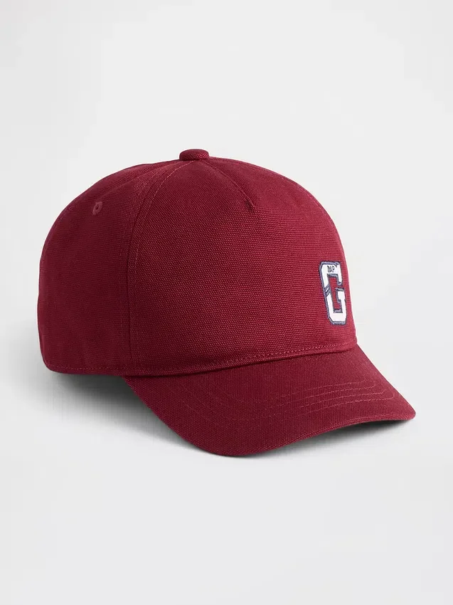 Kinder-Baseballhut aus Bio-Baumwolle mit Logo