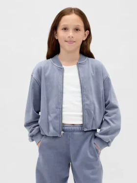 Kinder-Bubble-Bomberjacke aus Vintagesoft