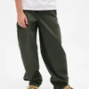 Kinder-Cargo-Hose im Baggy-Stil mit schmal zulaufendem Bein