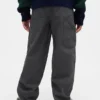 Kinder-Cargo-Hose im Baggy-Stil mit schmal zulaufendem Bein
