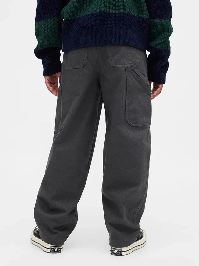 Kinder-Cargo-Hose im Baggy-Stil mit schmal zulaufendem Bein