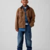 Kinder-Carpenter-Jeans aus gebürstetem Stoff