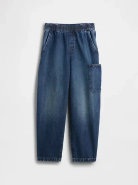 Kinder-Carpenter-Jeans aus gebürstetem Stoff